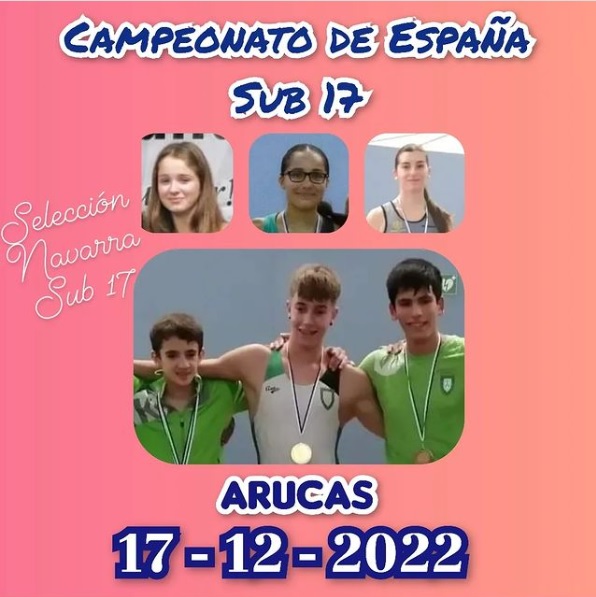 Participaci&oacute;n navarra en el Campeonato de Espa&ntilde;a Sub-17